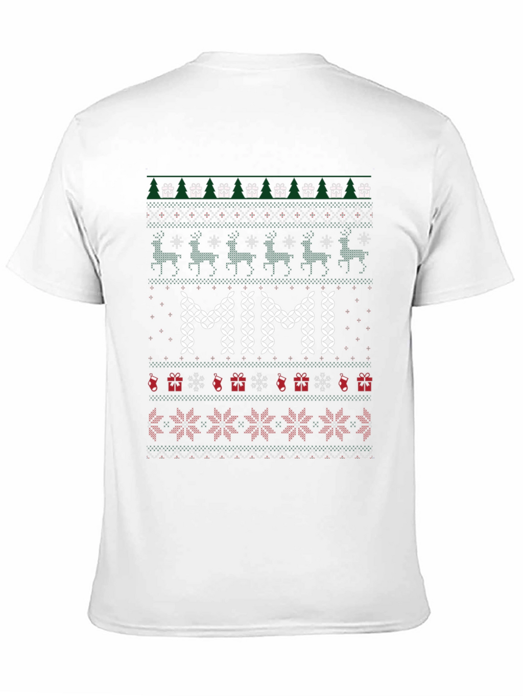 MIMI Christmas Ugly Sweater Style T-Shirt