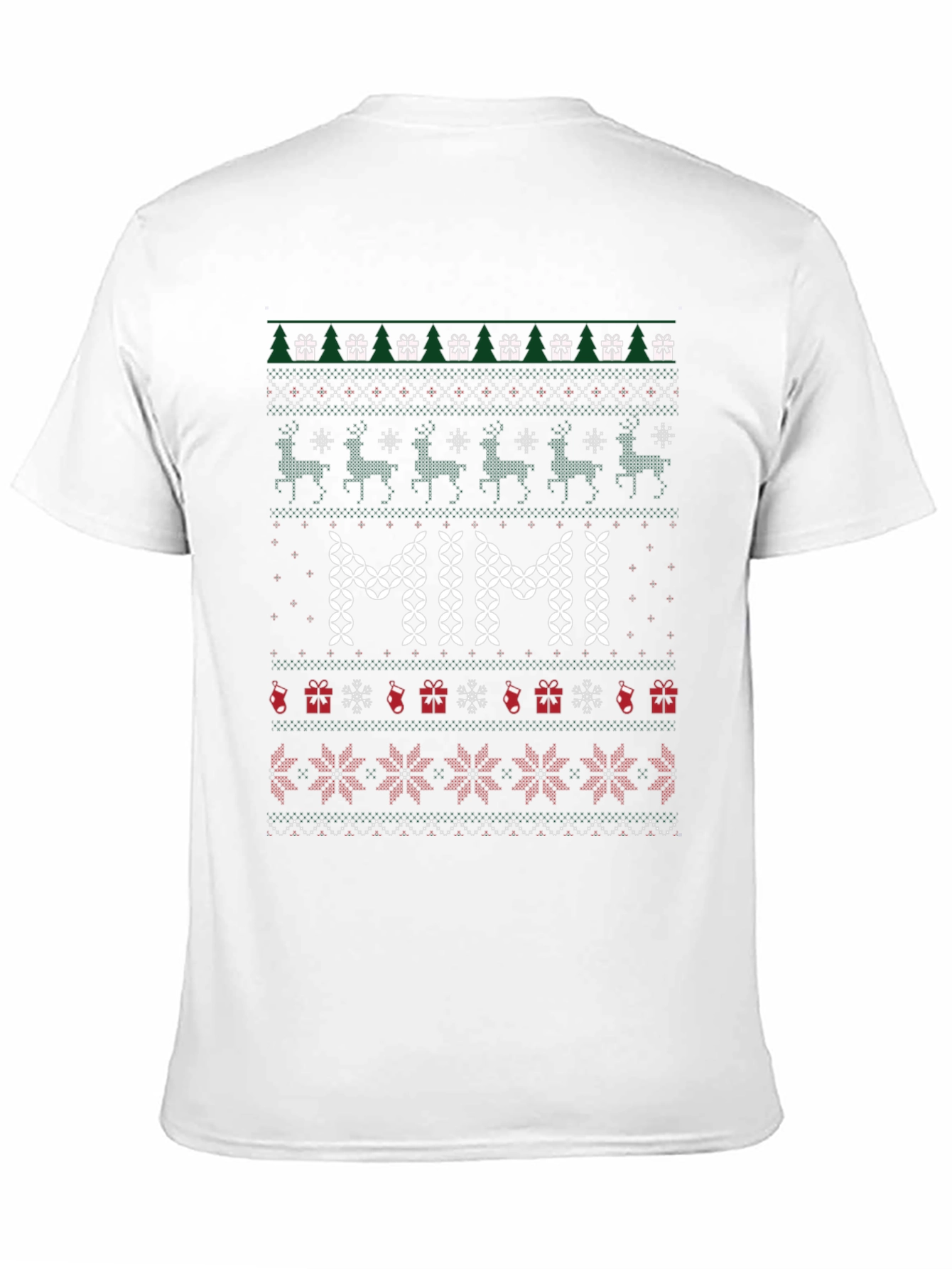 MIMI Christmas Ugly Sweater Style T-Shirt