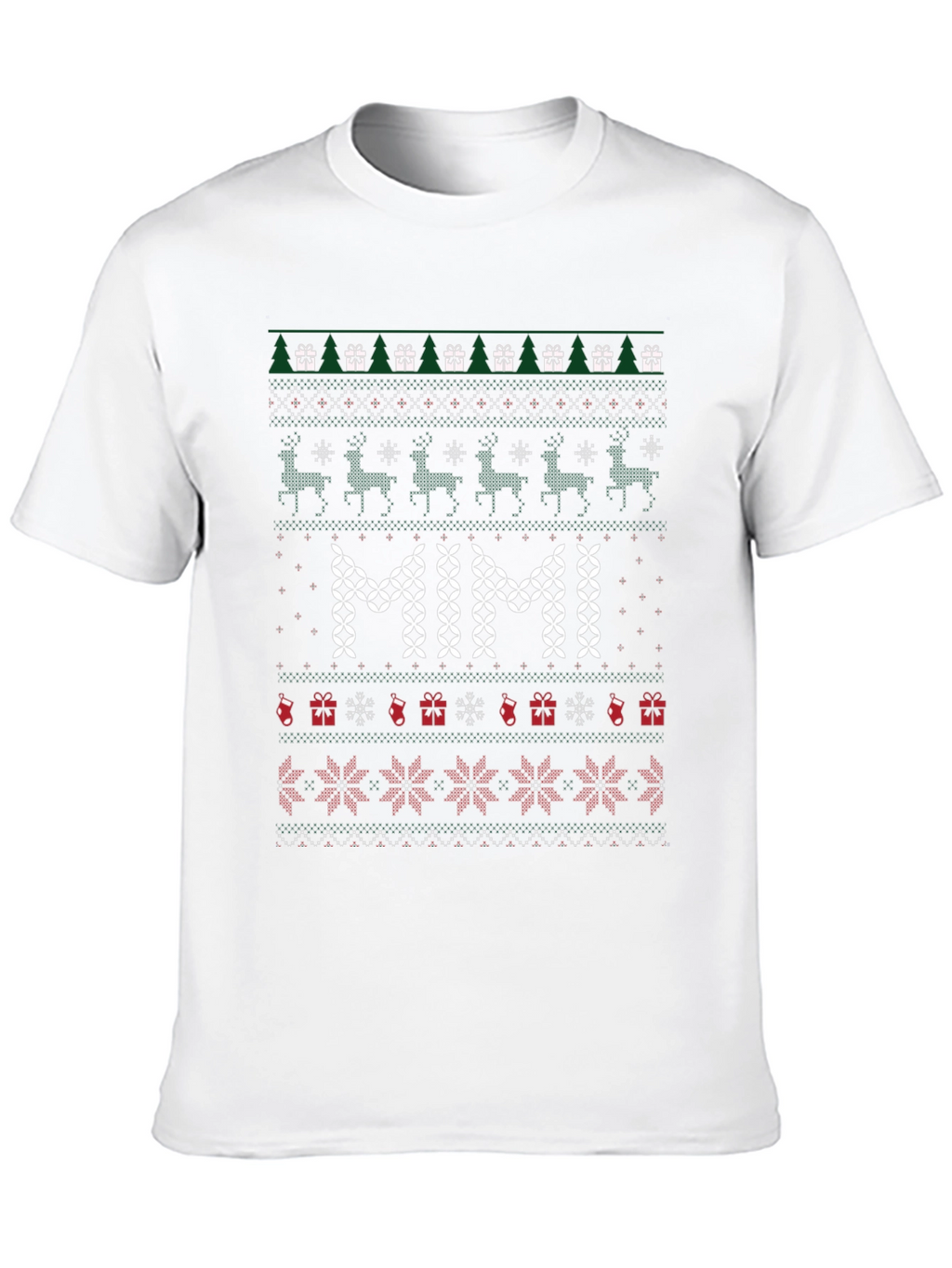 MIMI Christmas Ugly Sweater Style T-Shirt