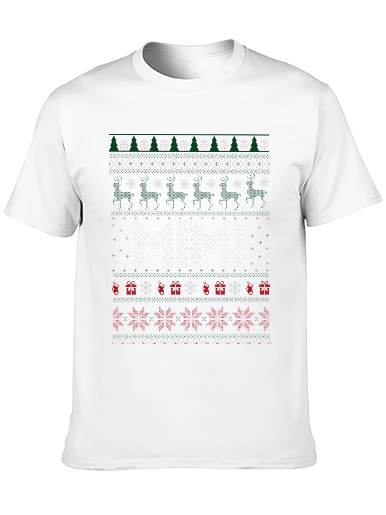 MIMI Christmas Ugly Sweater Style T-Shirt