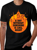 Sunshine Humor Graphic Tee - Mens Black T-Shirt