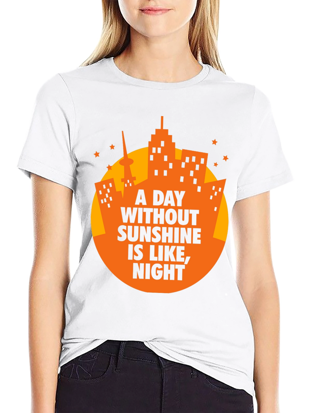 Sunshine Humor Graphic Tee - Mens Black T-Shirt