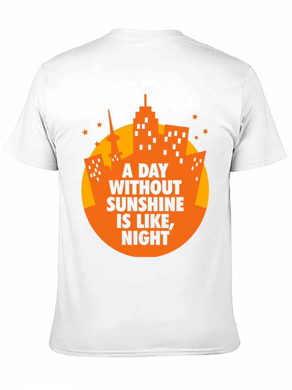 Sunshine Humor Graphic Tee - Mens Black T-Shirt