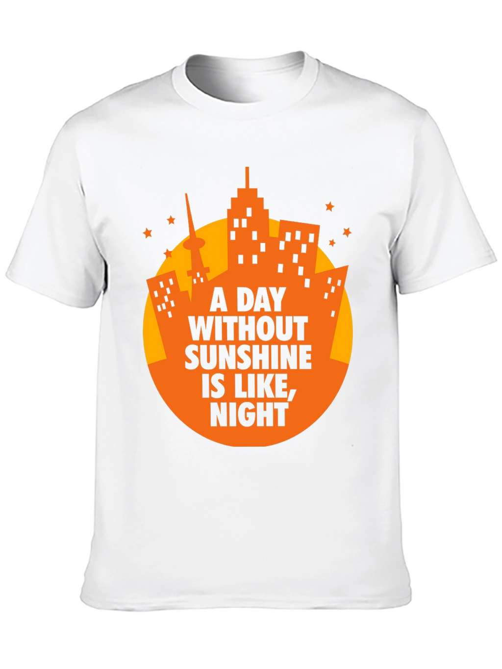 Sunshine Humor Graphic Tee - Mens Black T-Shirt