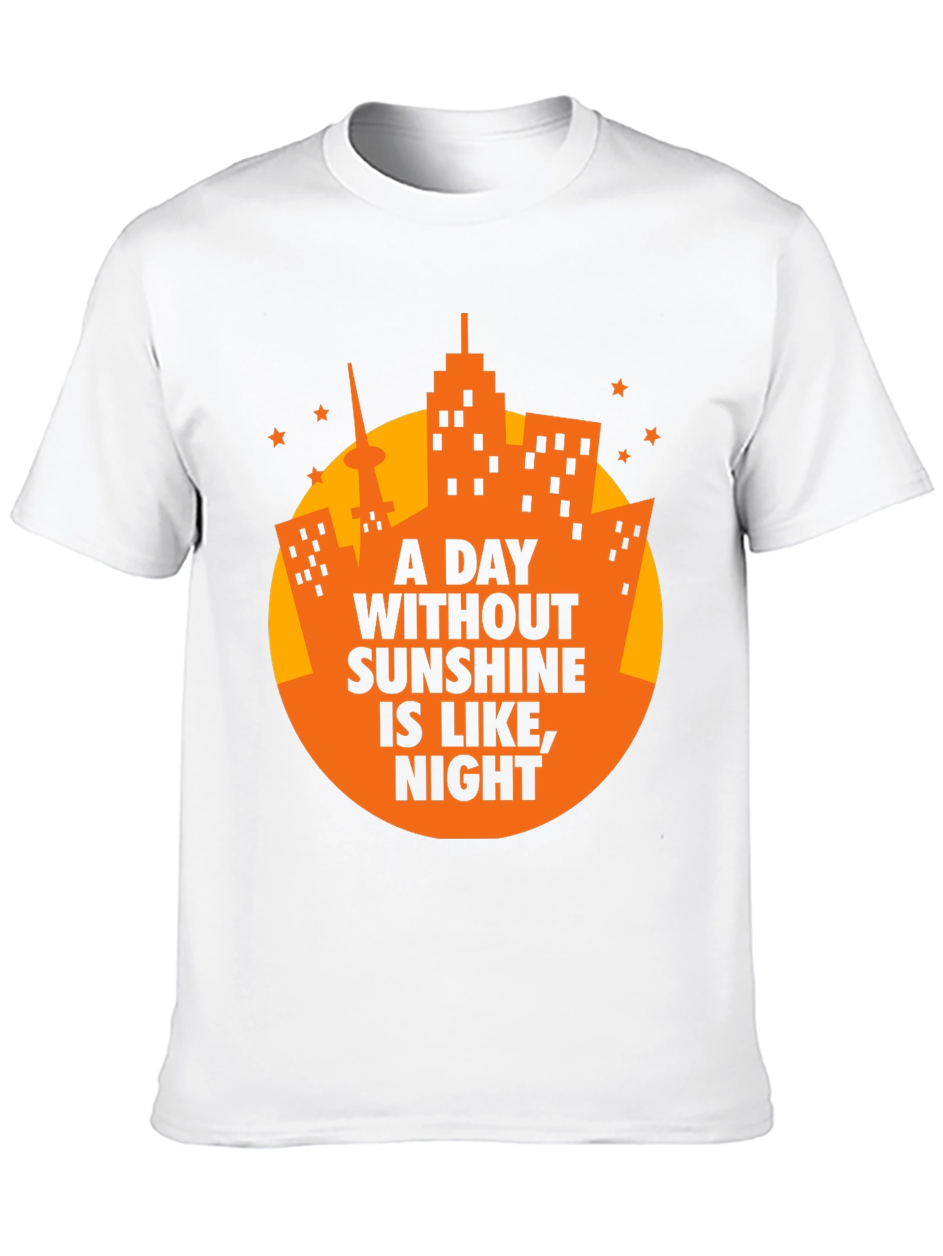 Sunshine Humor Graphic Tee - Mens Black T-Shirt