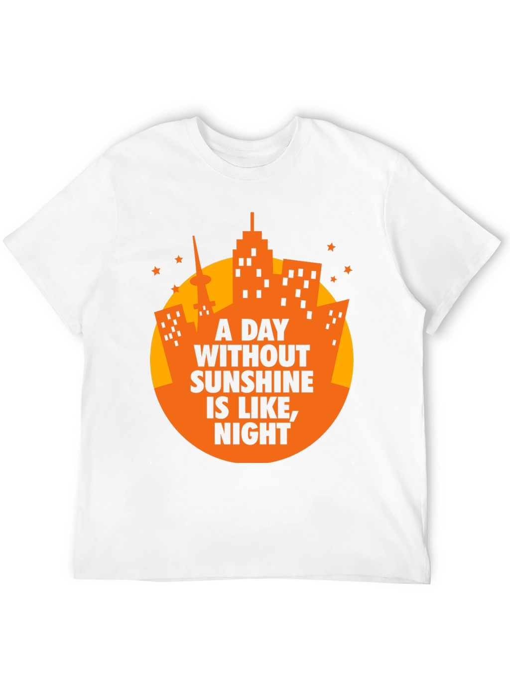 Sunshine Humor Graphic Tee - Mens Black T-Shirt