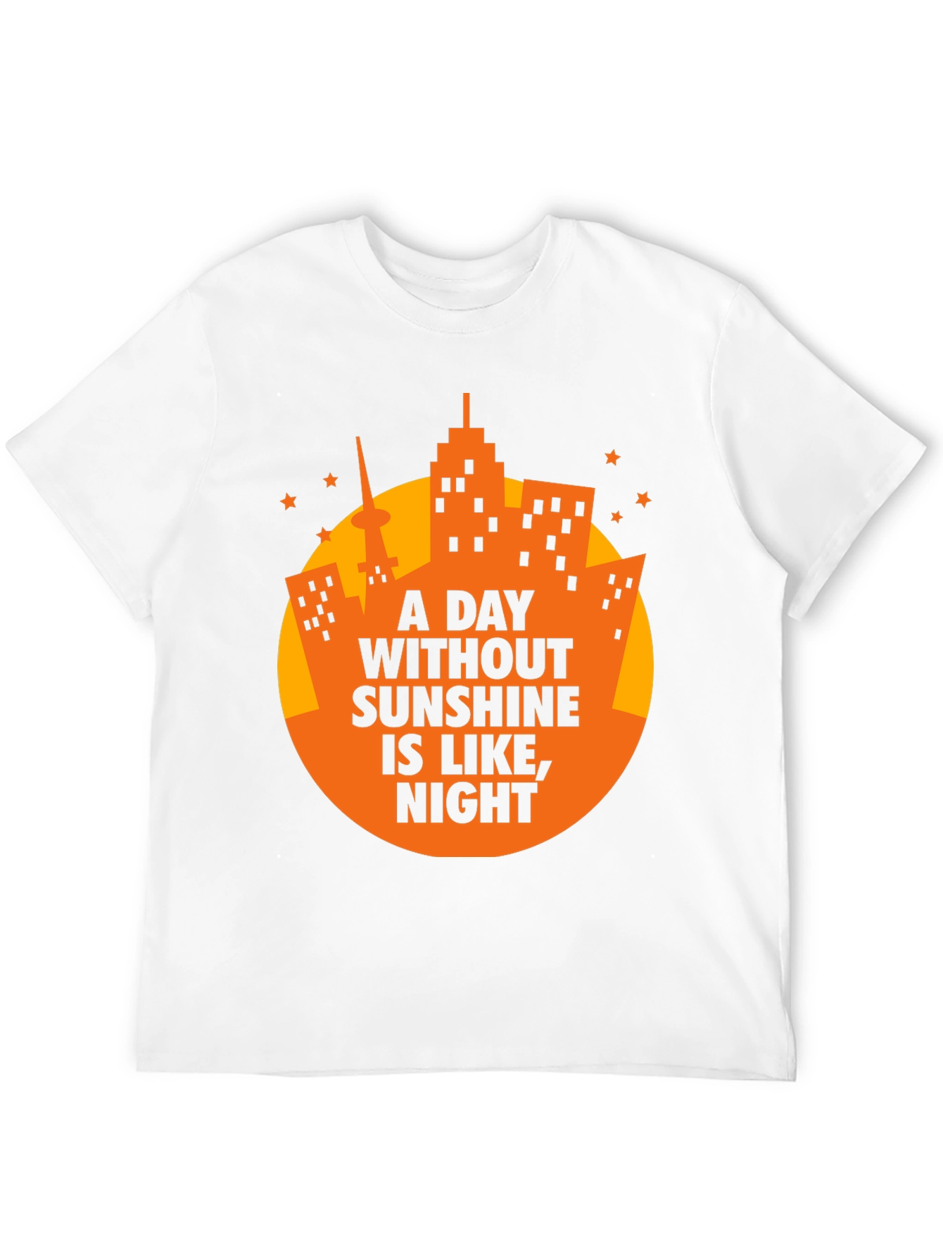Sunshine Humor Graphic Tee - Mens Black T-Shirt