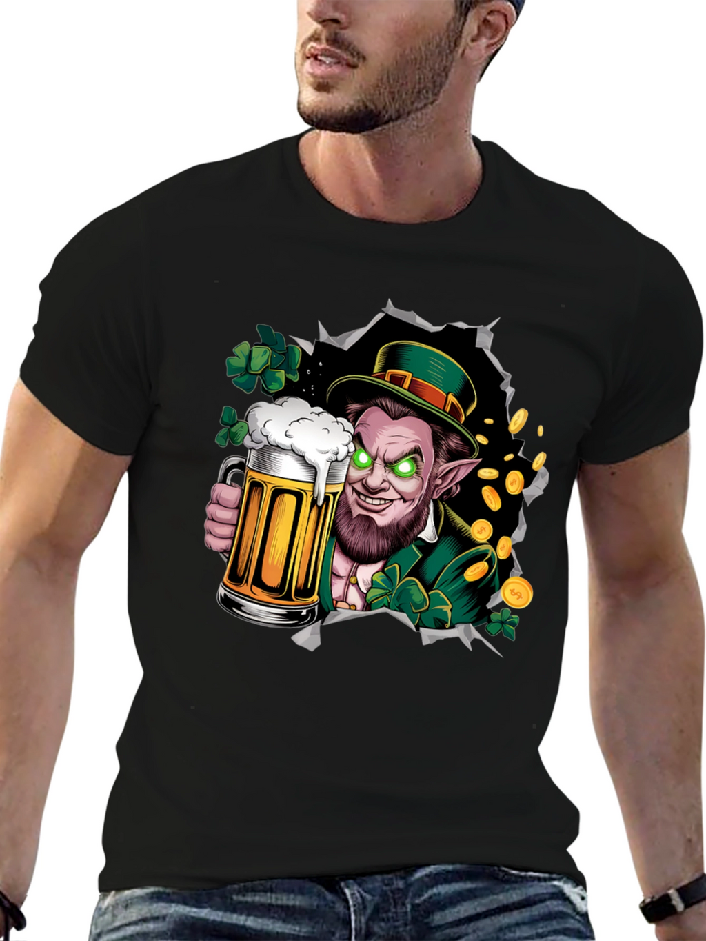 Leprechaun Beer Graphic Tee