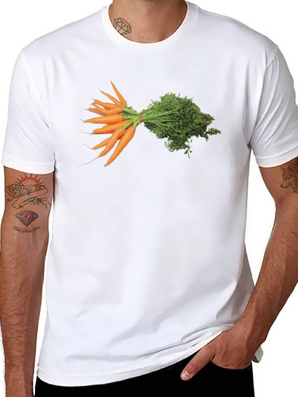 Carrot Bunch T-Shirt - Fresh & Funny