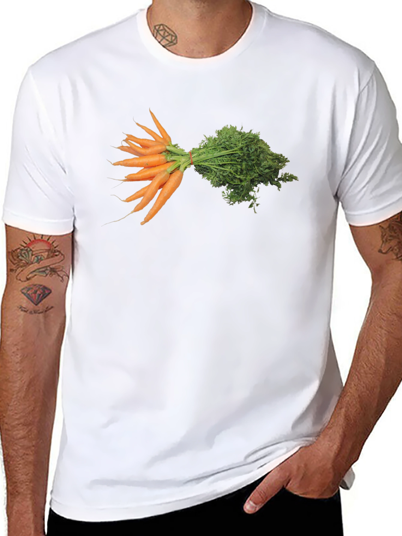 Carrot Bunch T-Shirt - Fresh & Funny