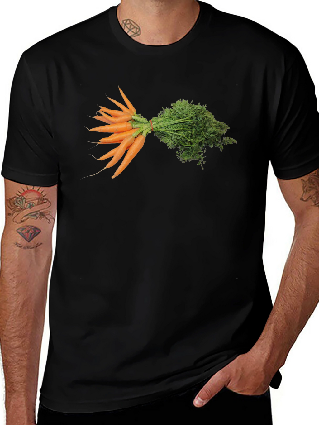 Carrot Bunch T-Shirt - Fresh & Funny