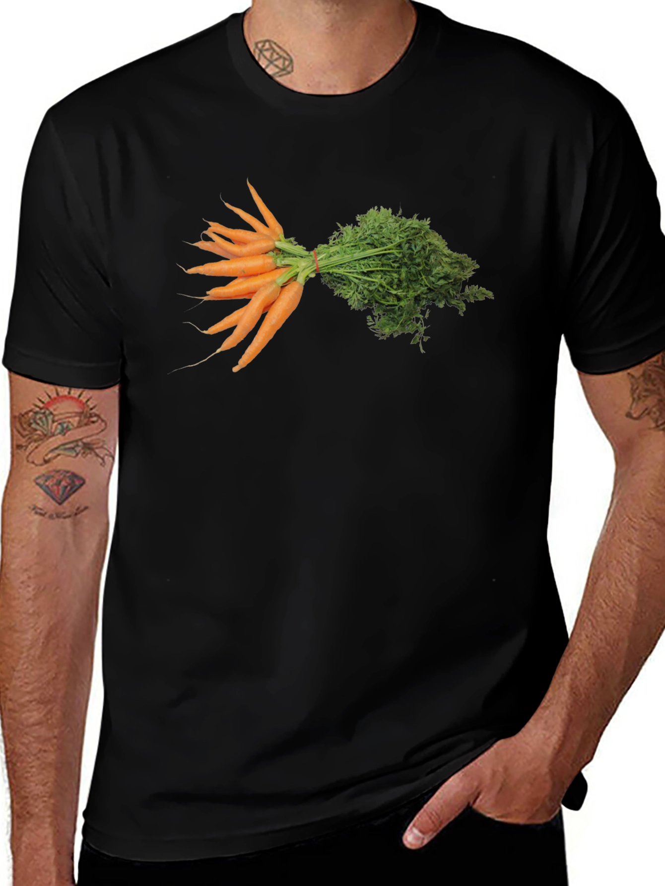 Carrot Bunch T-Shirt - Fresh & Funny