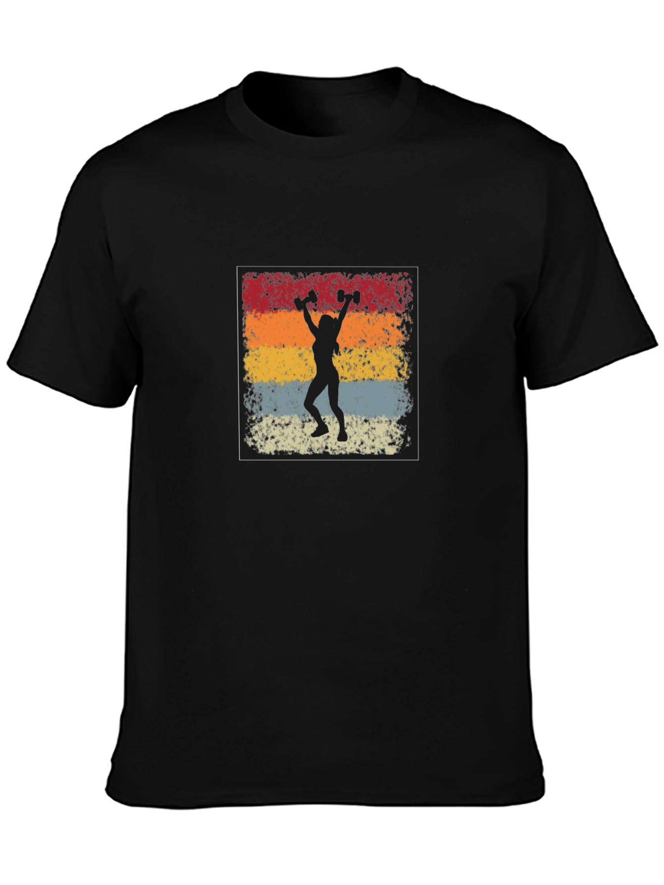 Retro Gym T-Shirt - Weightlifting Design