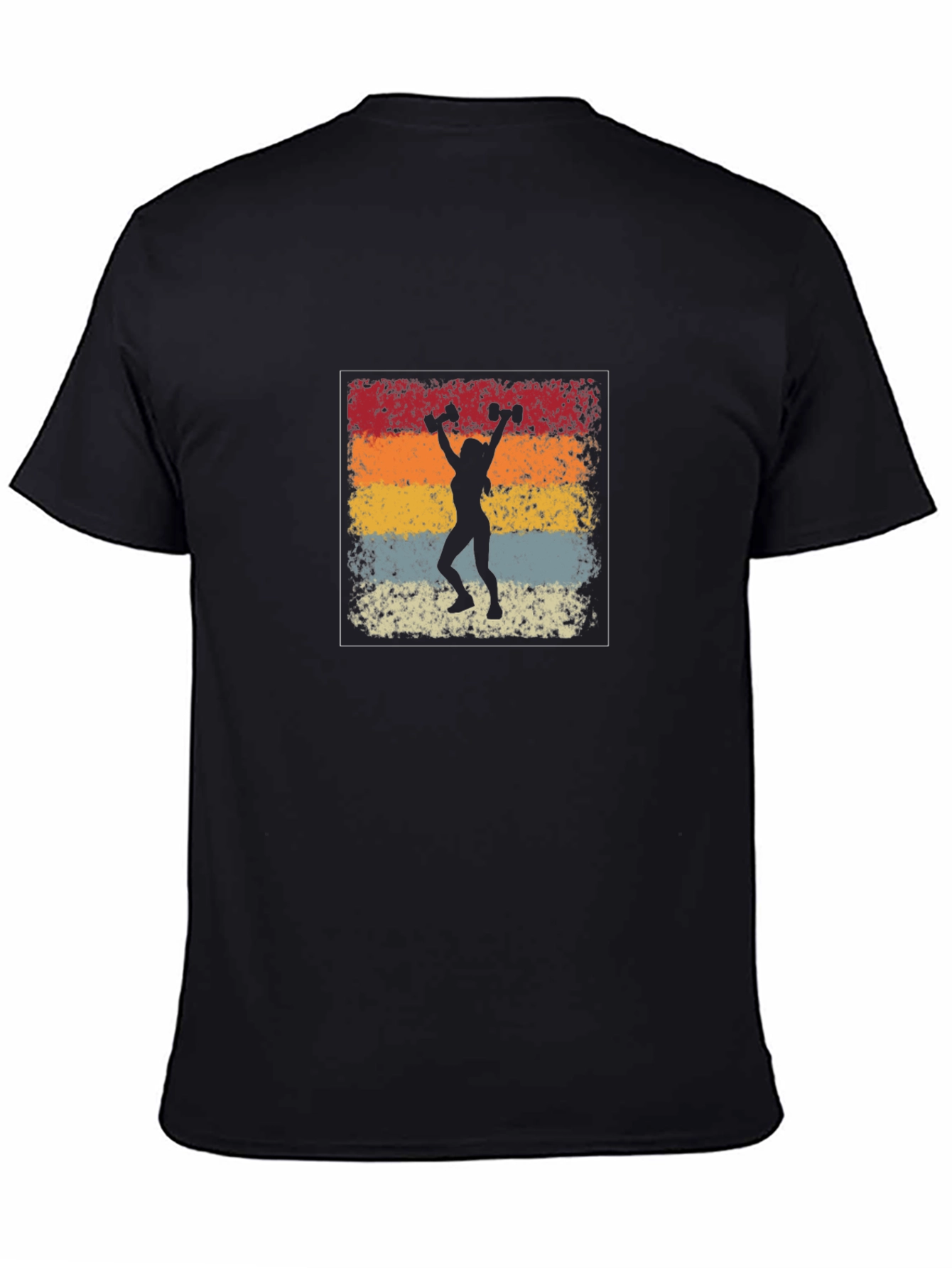 Retro Gym T-Shirt - Weightlifting Design