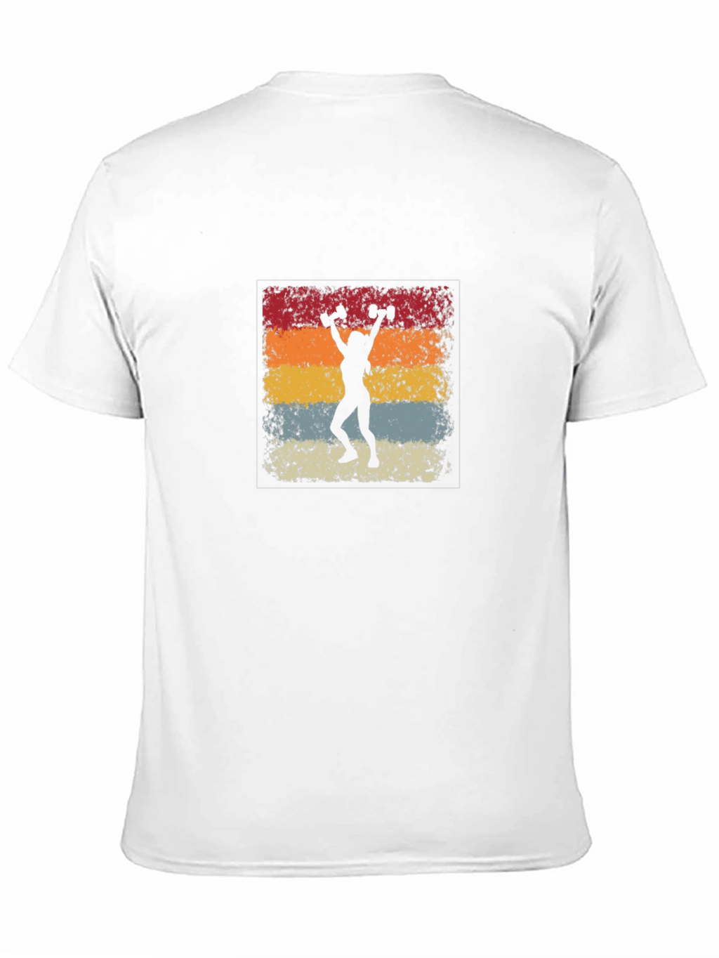Retro Gym T-Shirt - Weightlifting Design