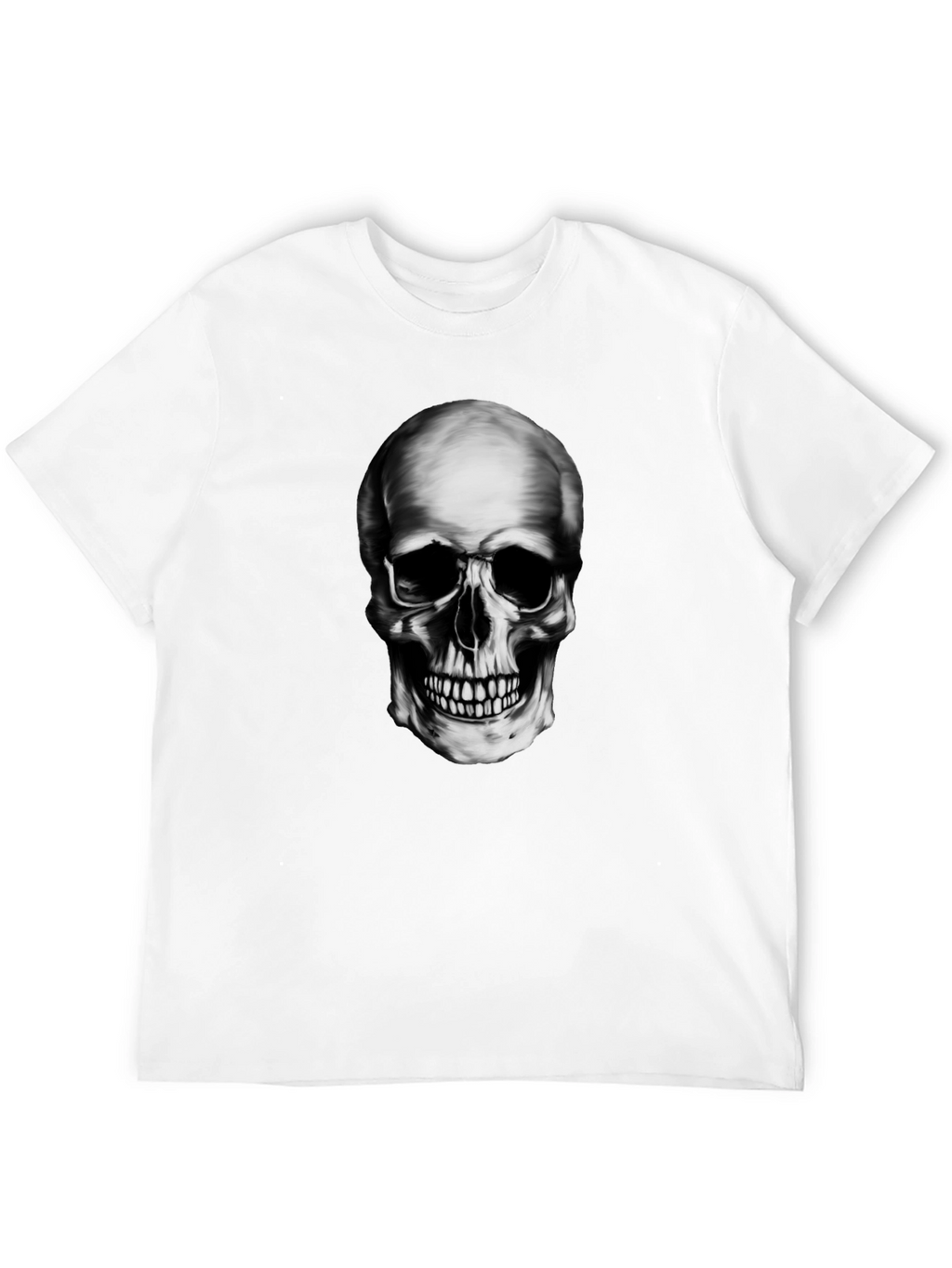 Skull Graphic Black T-Shirt - Edgy Style