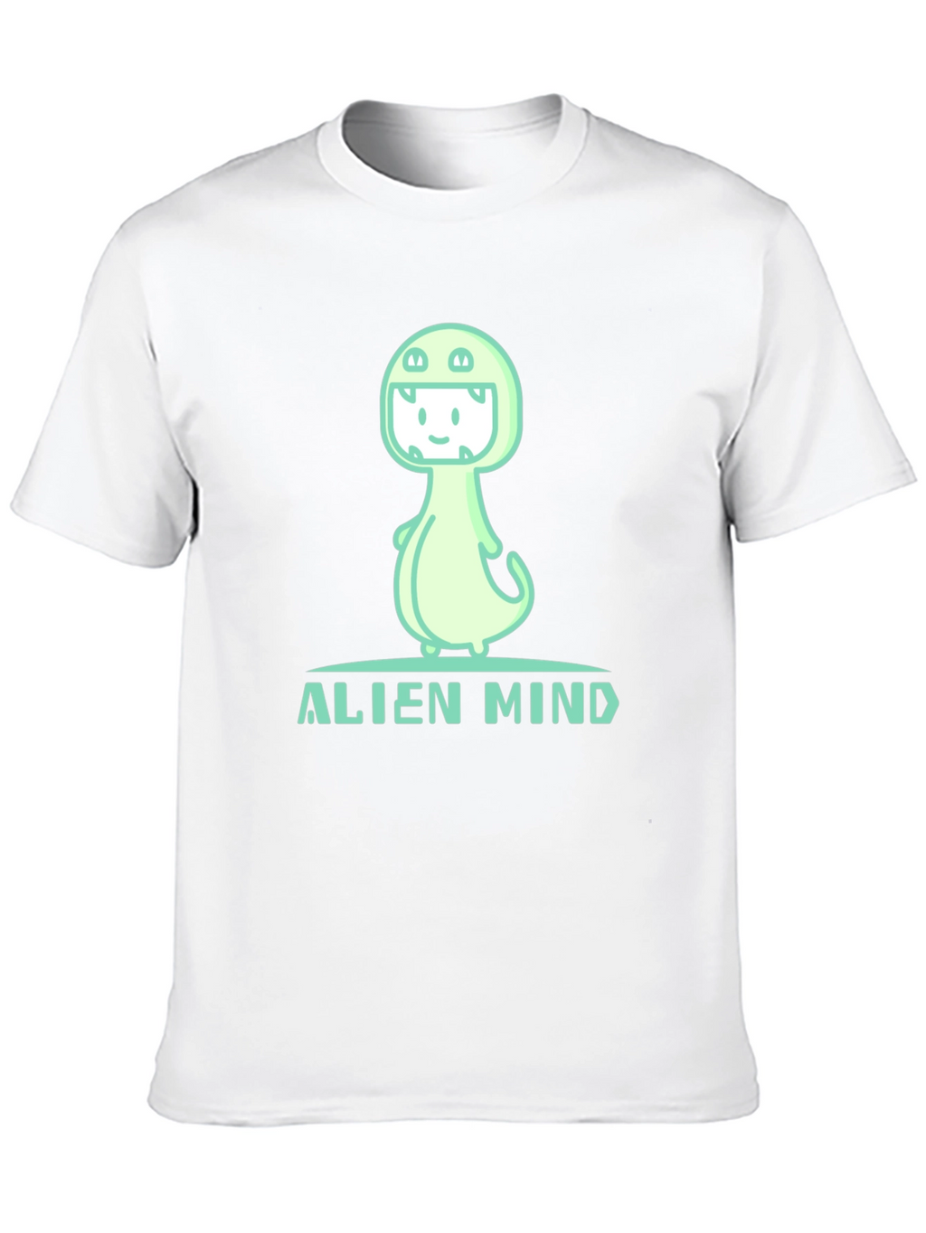 Alien Mind Graphic Tee - Comfy Black T-Shirt