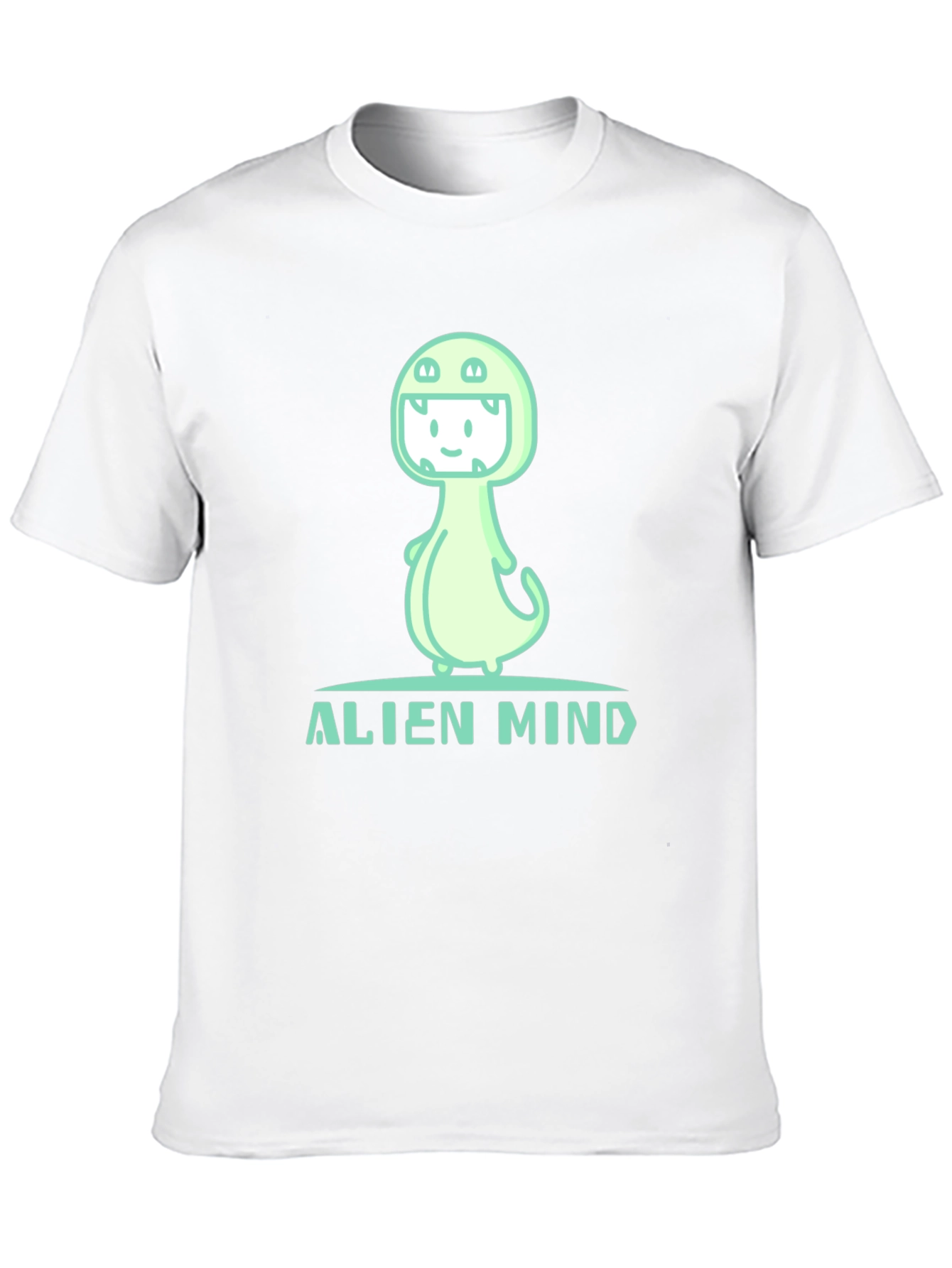 Alien Mind Graphic Tee - Comfy Black T-Shirt