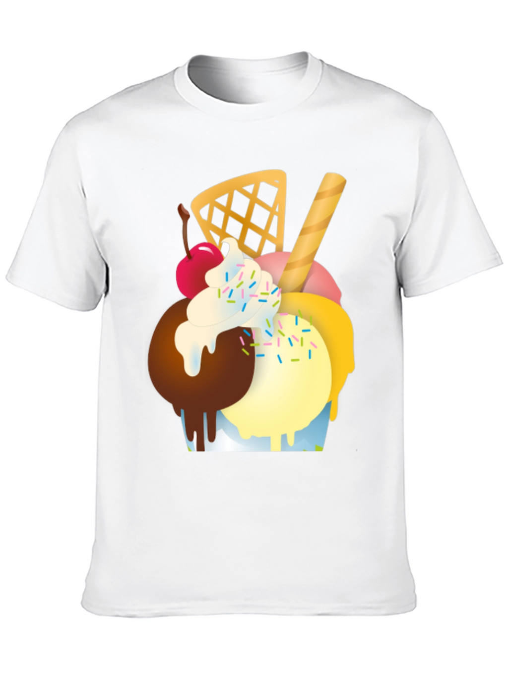 Ice Cream Graphic Tee - Fun Summer Style