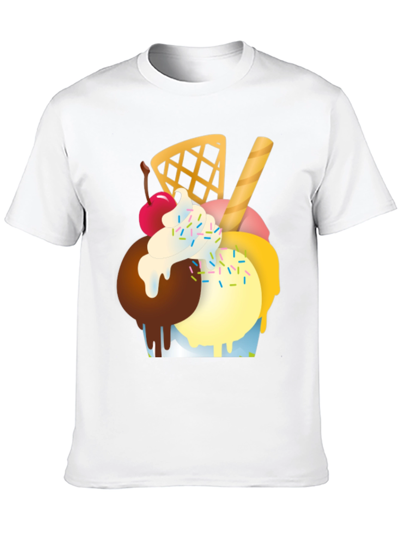 Ice Cream Graphic Tee - Fun Summer Style