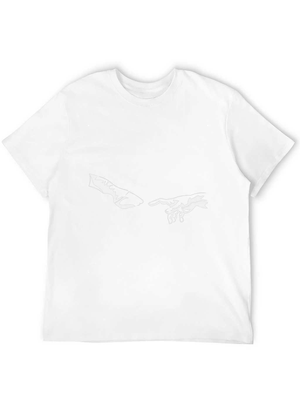 Creation Hands Graphic Black T-Shirt