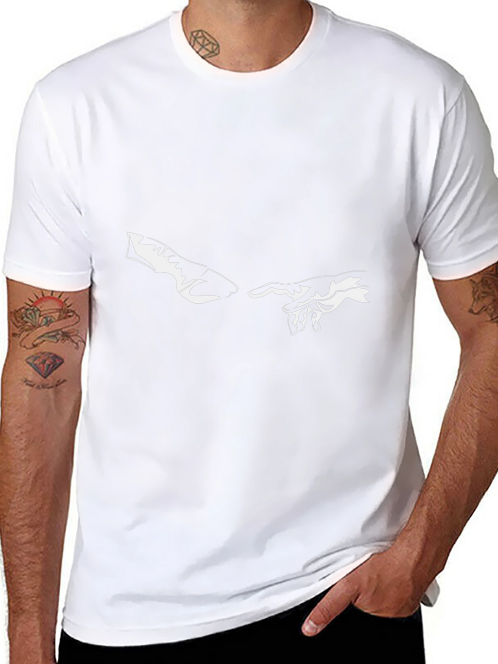 Creation Hands Graphic Black T-Shirt