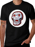 Skull Graphic T-Shirt - Bold Halloween Tee