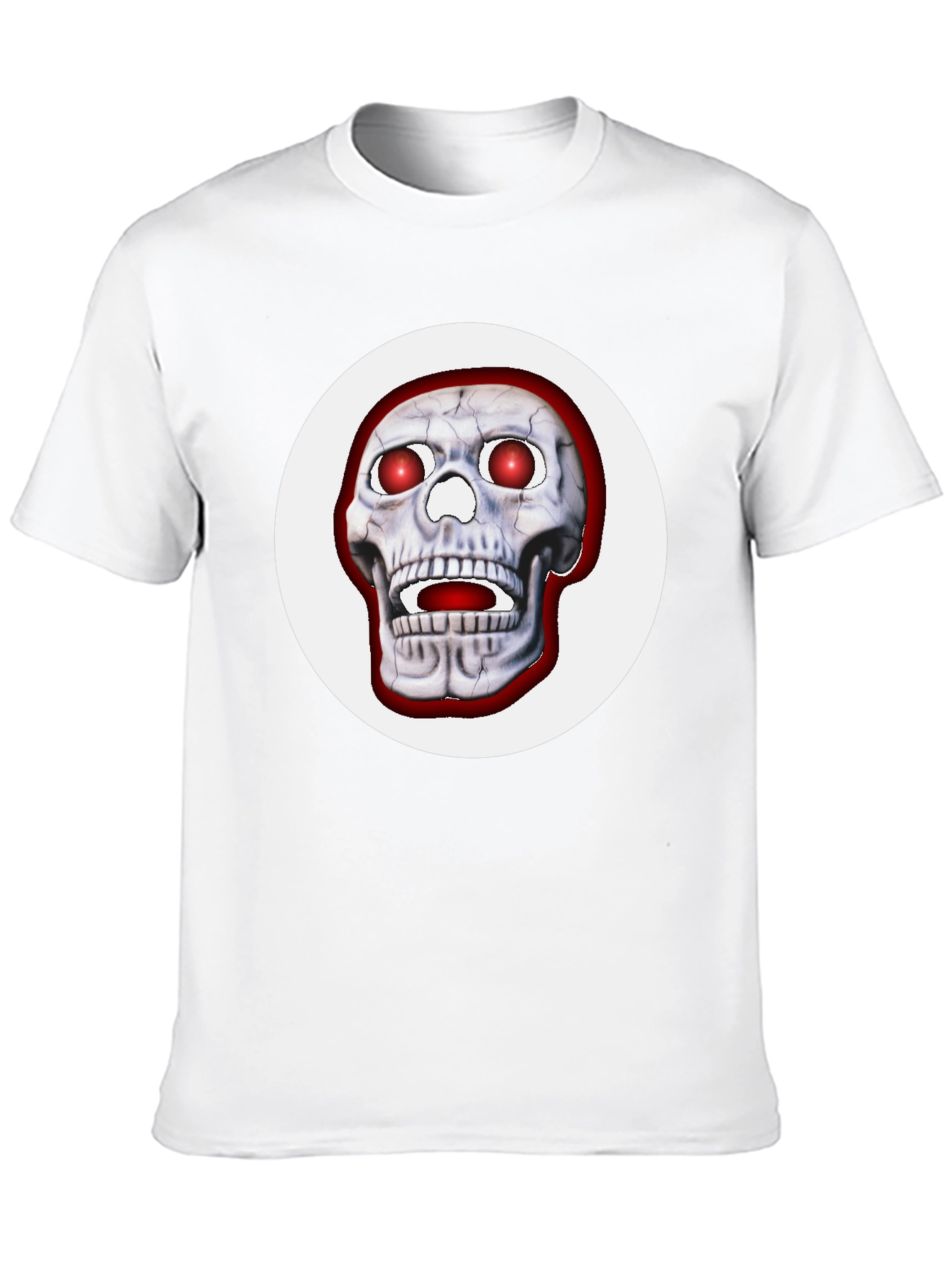 Skull Graphic T-Shirt - Bold Halloween Tee