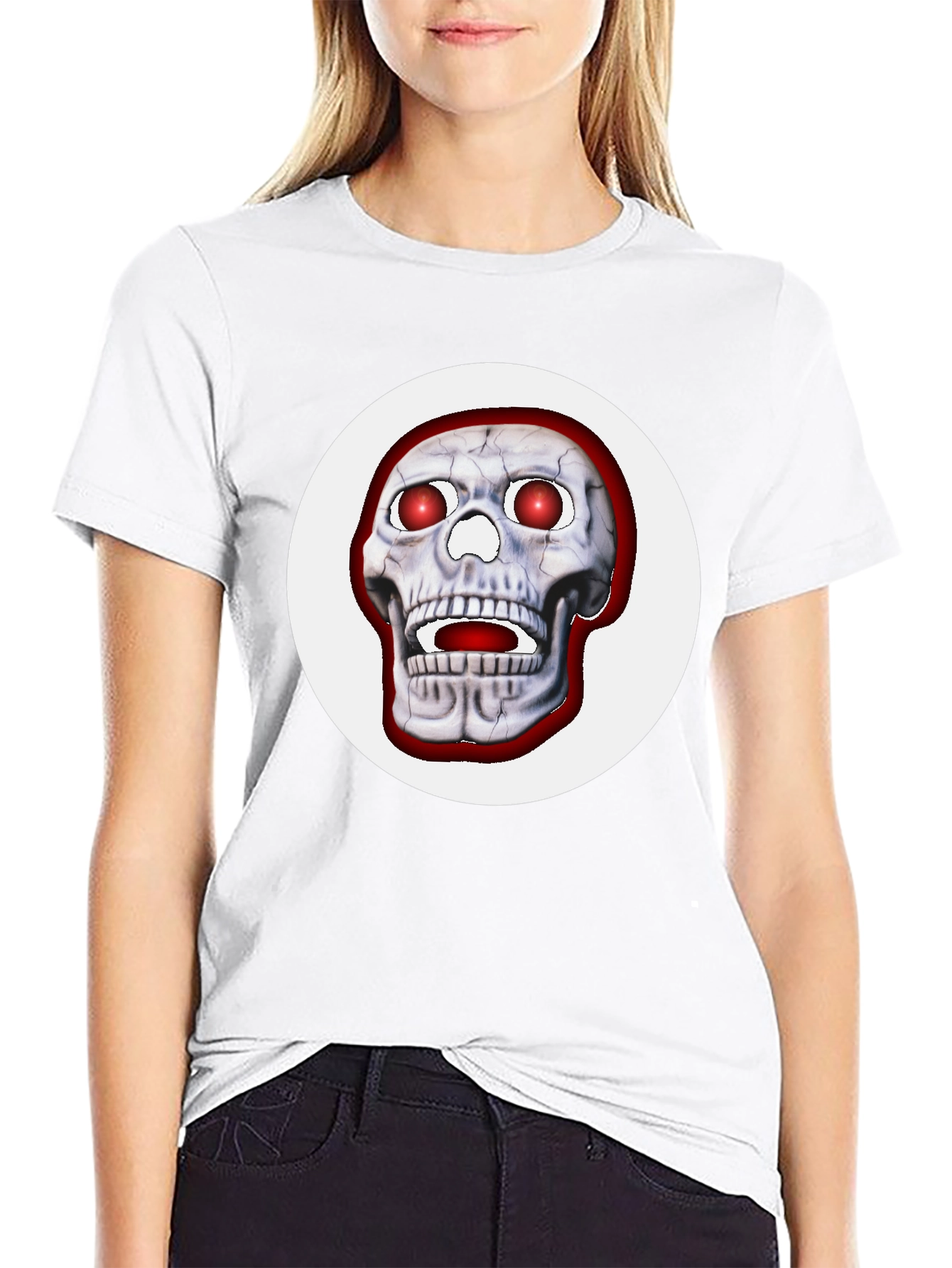 Skull Graphic T-Shirt - Bold Halloween Tee
