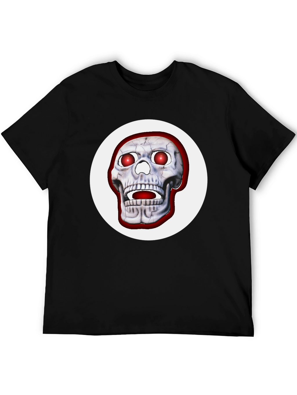Skull Graphic T-Shirt - Bold Halloween Tee