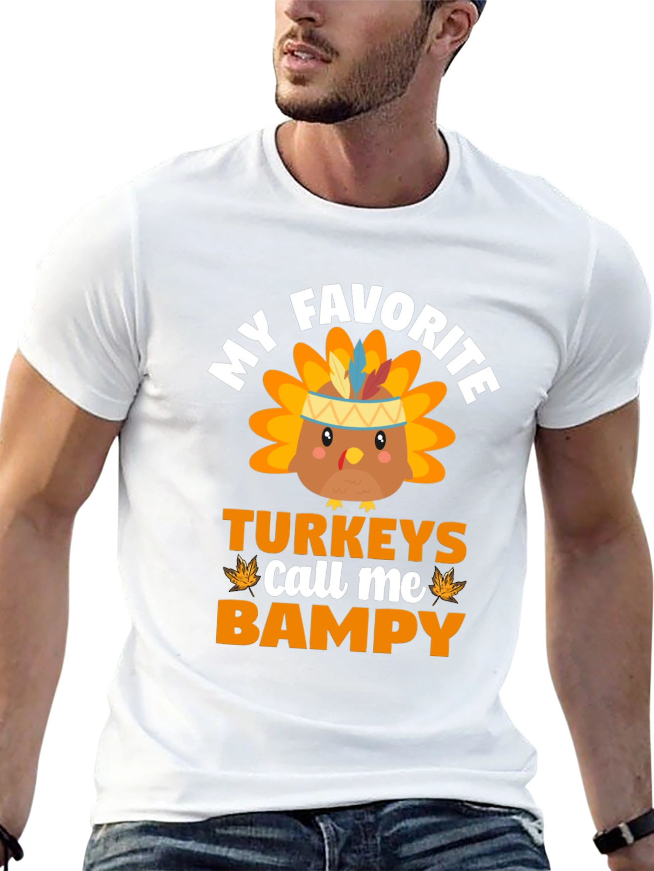 My Favorite Turkeys Call Me Bampy T-Shirt