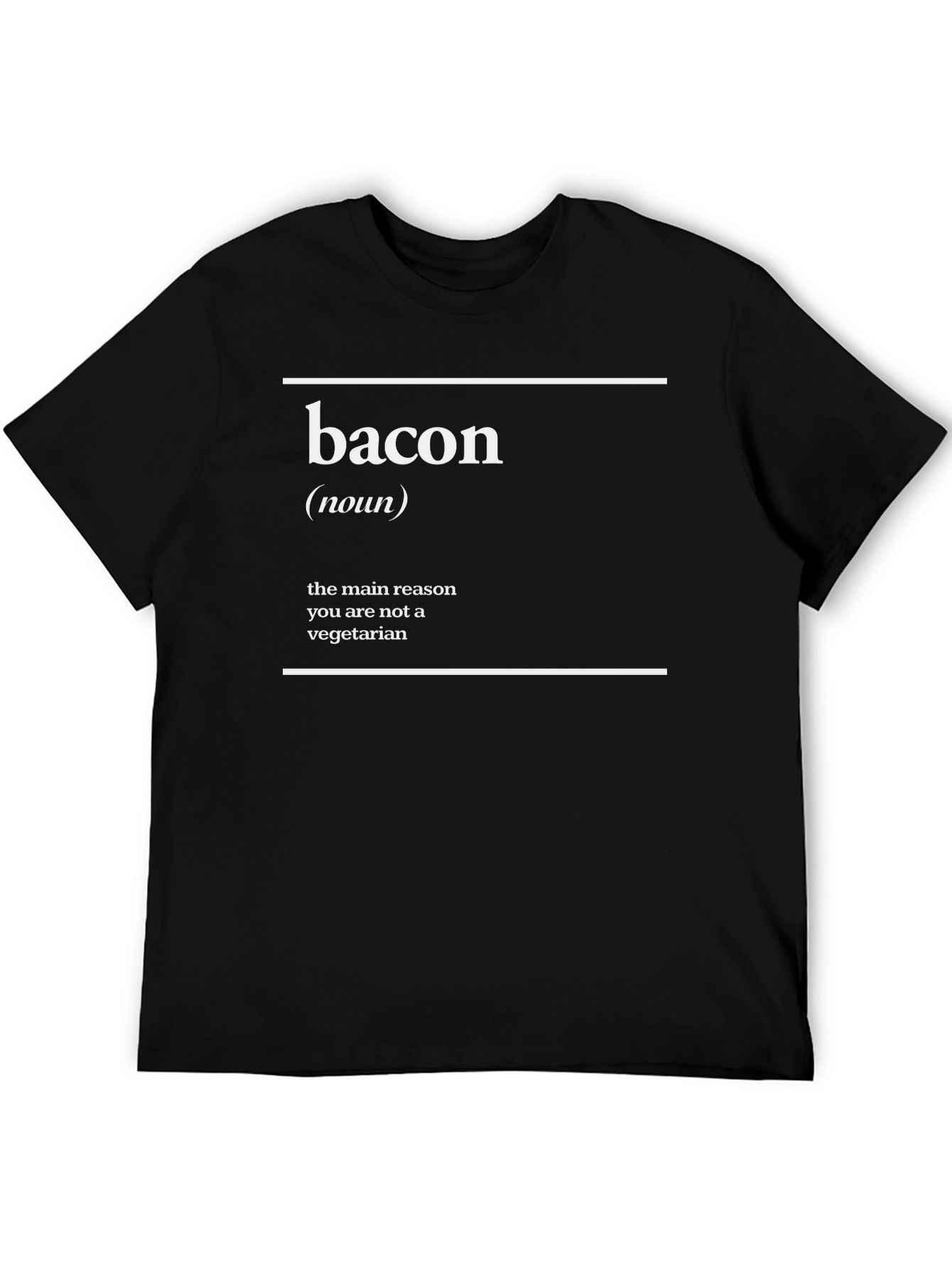 Bacon Definition T-Shirt - Funny Meat Lover Tee
