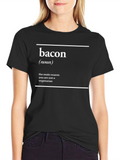 Bacon Definition T-Shirt - Funny Meat Lover Tee