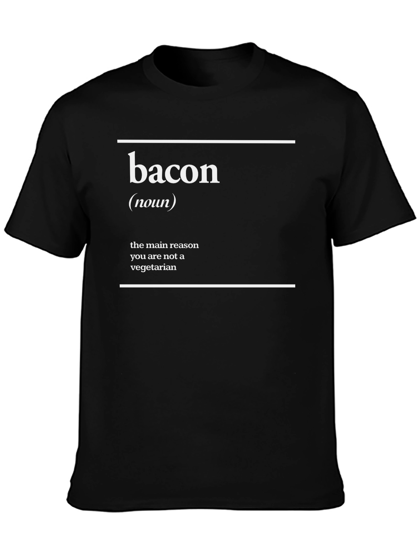 Bacon Definition T-Shirt - Funny Meat Lover Tee