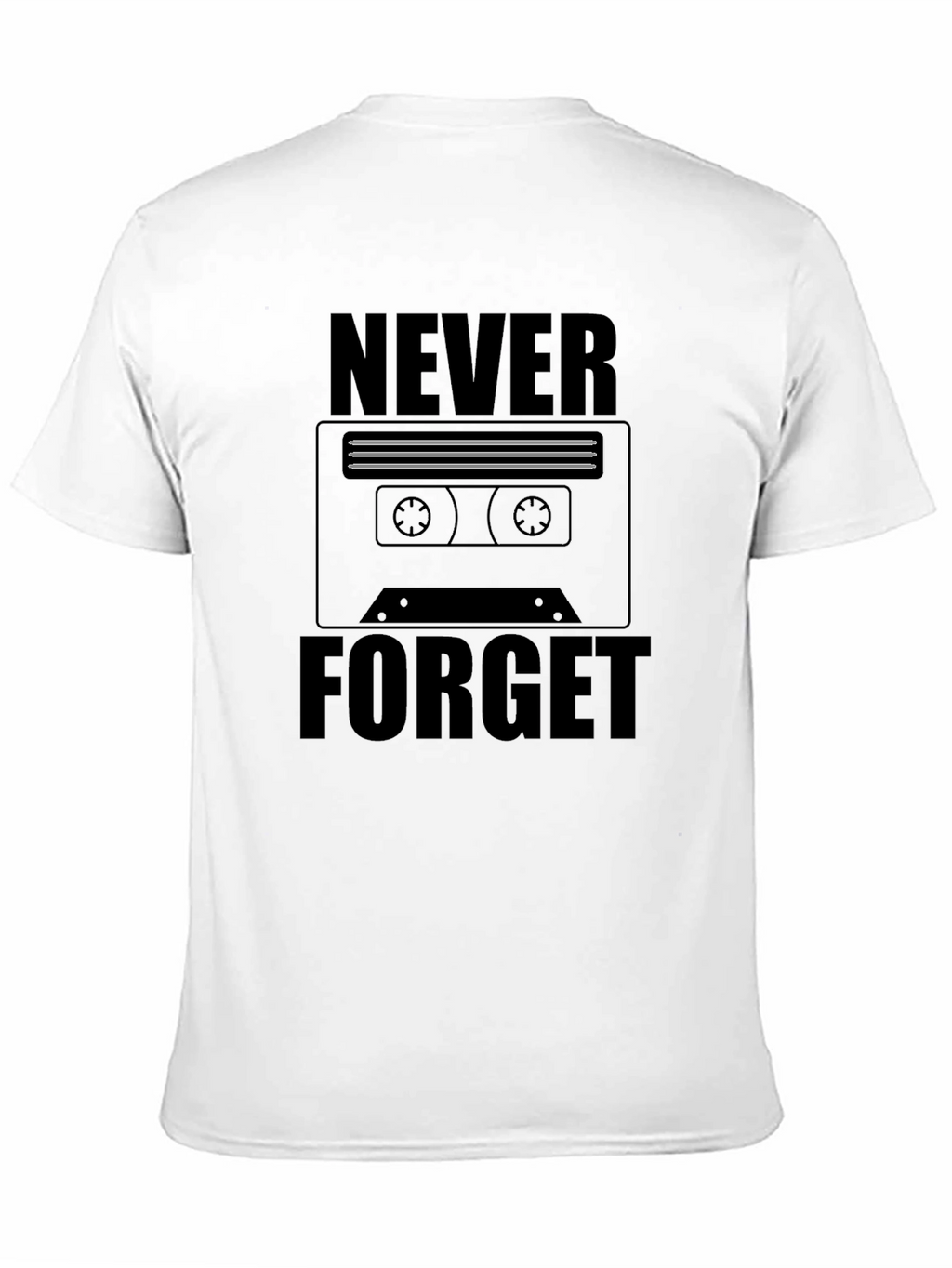 Retro Cassette Tape T-Shirt - Never Forget