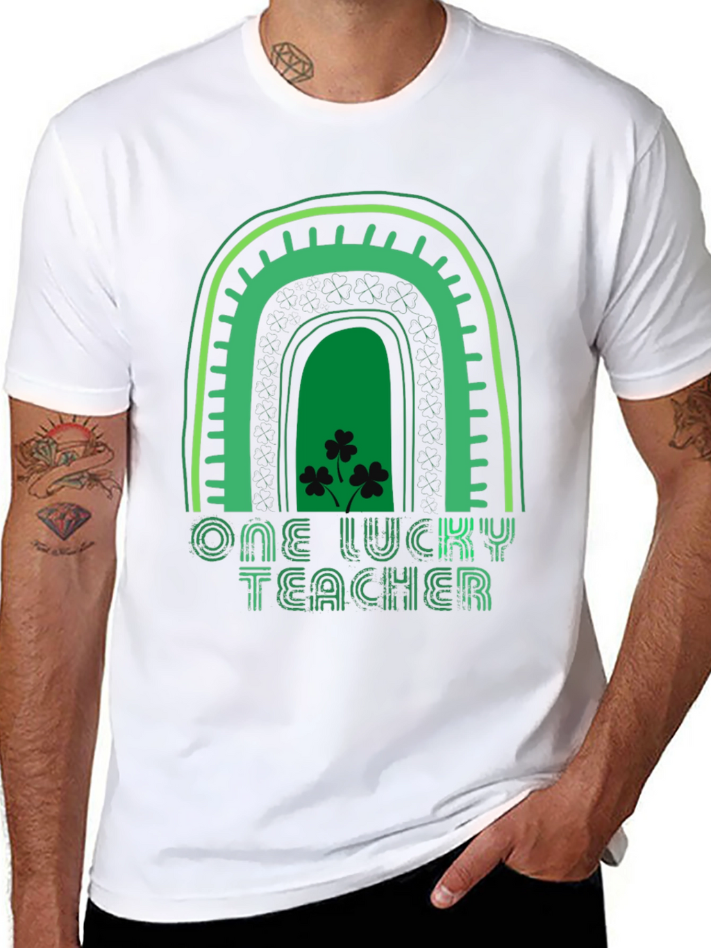 Lucky Teacher St. Patricks Day Graphic Tee