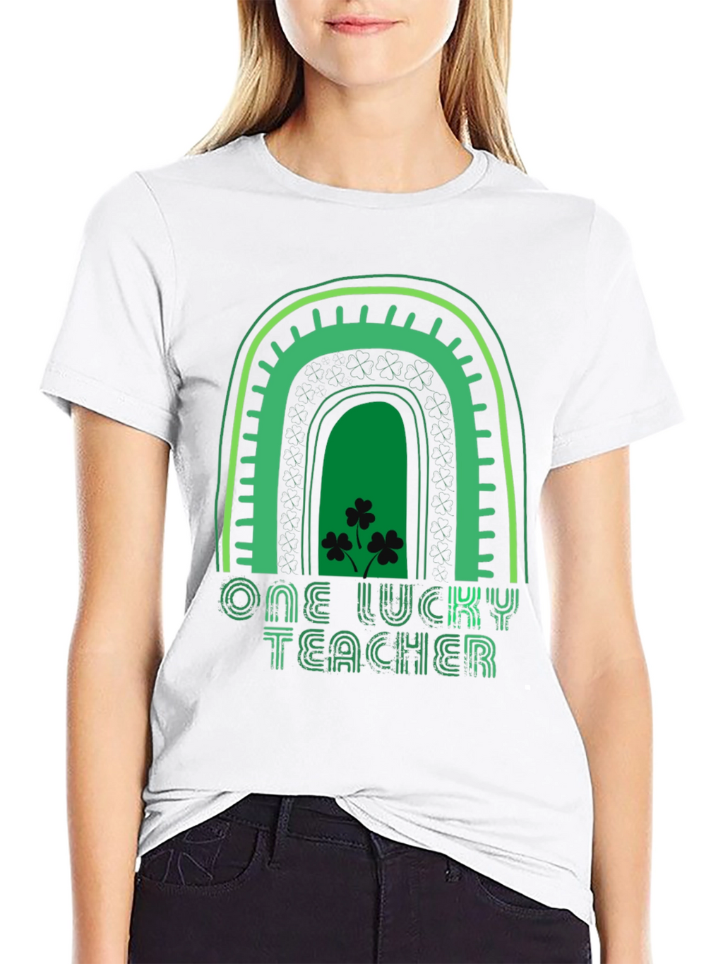 Lucky Teacher St. Patricks Day Graphic Tee