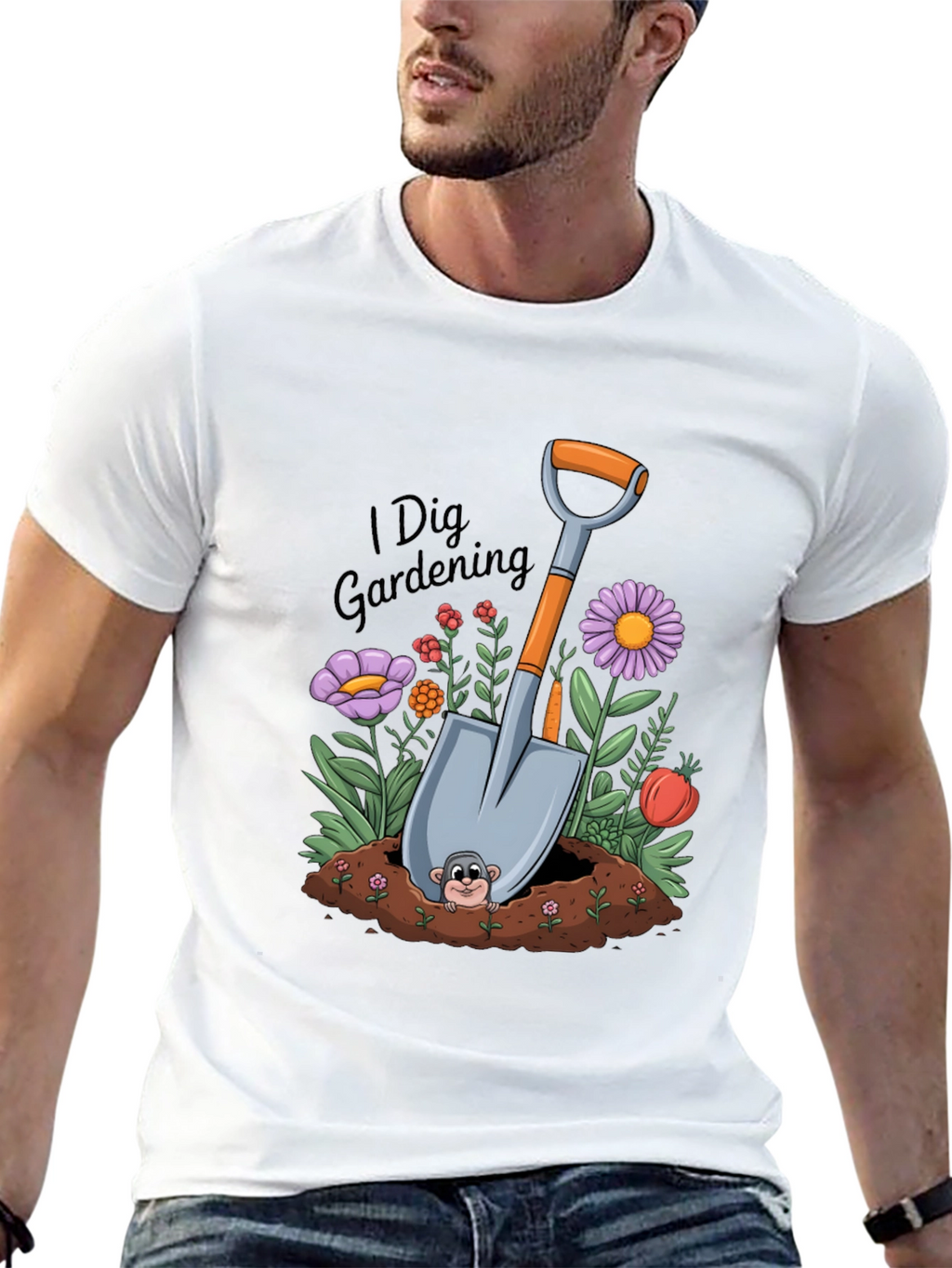 I Dig Gardening T-Shirt Garden Lover Tee