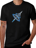 Sci-Fi Space Station Graphic T-Shirt