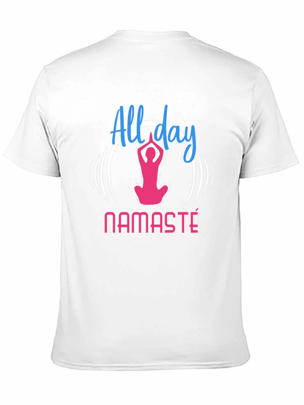All Day Namaste Black T-Shirt
