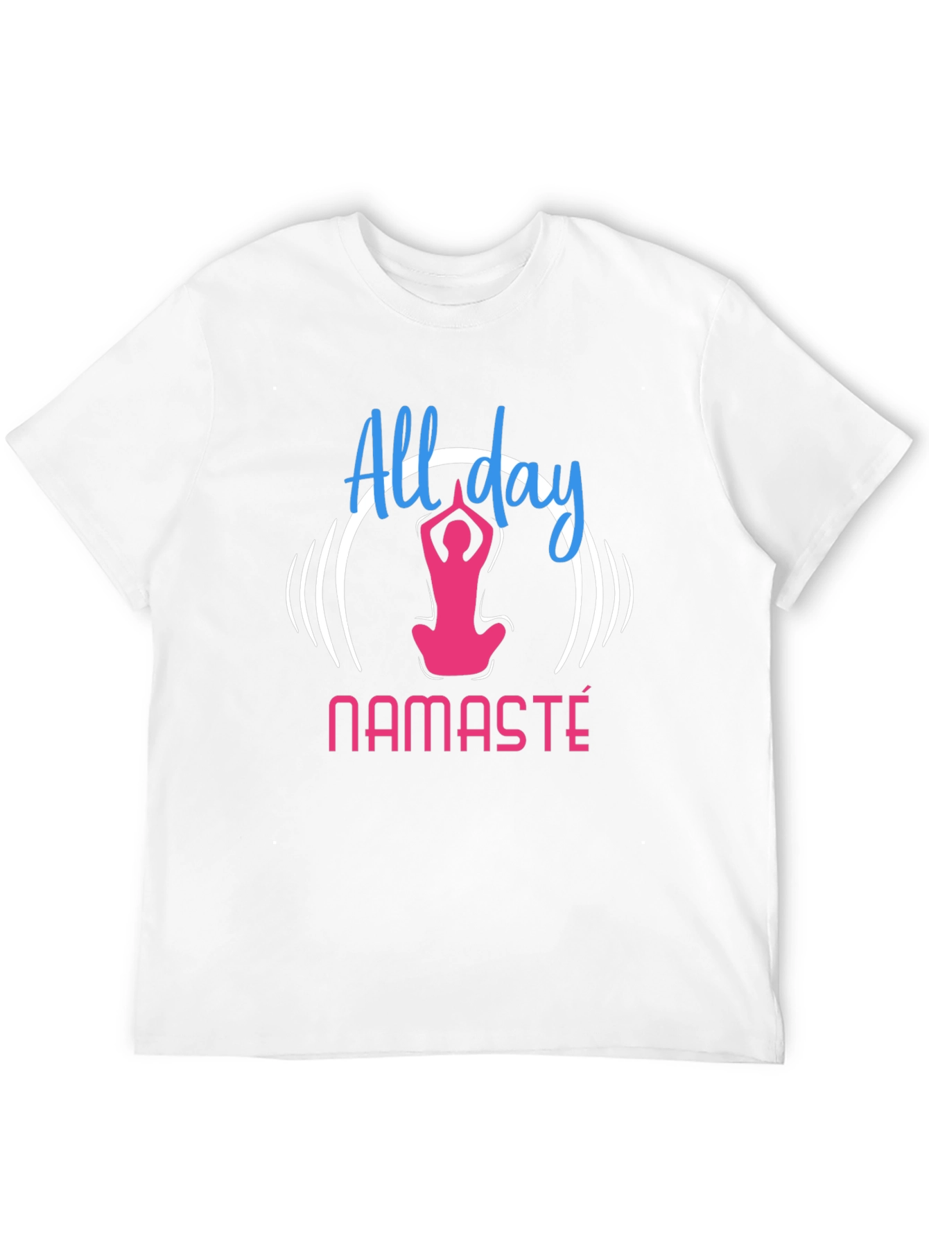 All Day Namaste Black T-Shirt