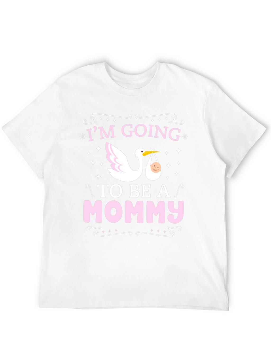 Mommy to Be Stork Graphic Tee