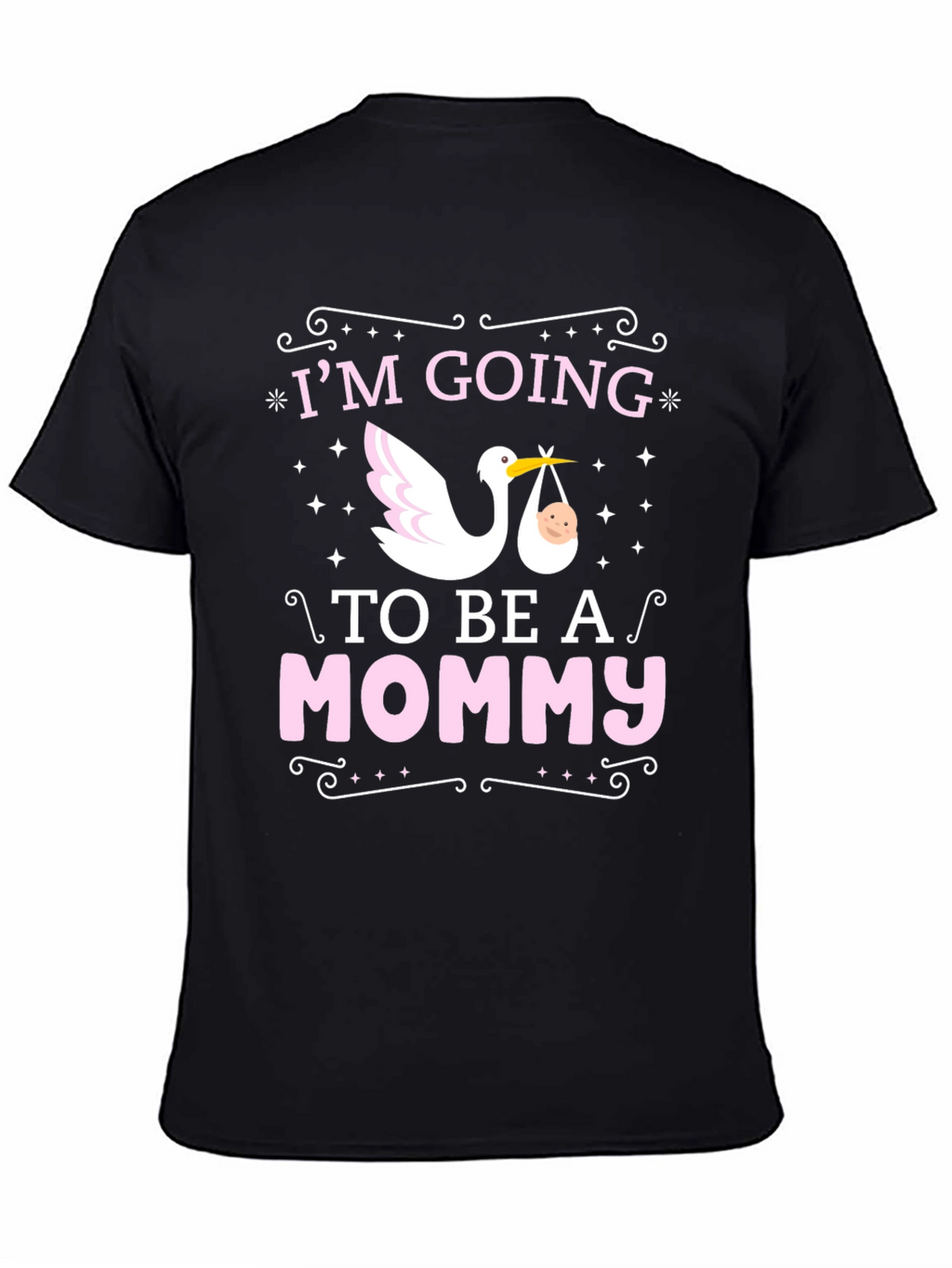 Mommy to Be Stork Graphic Tee