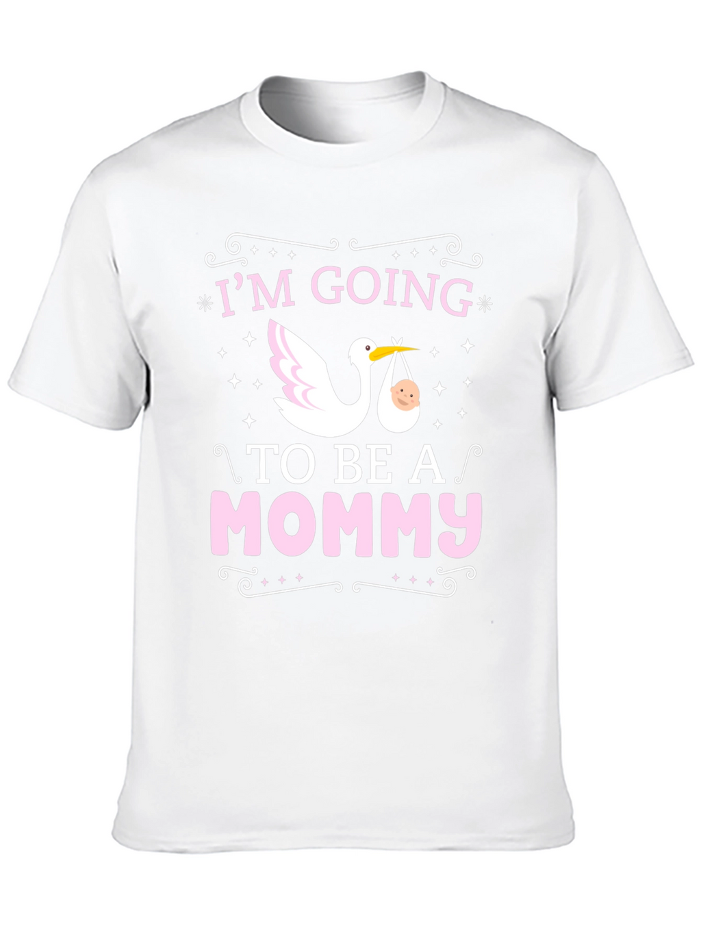 Mommy to Be Stork Graphic Tee