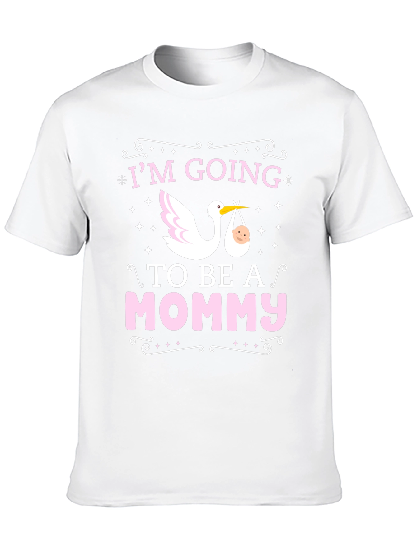 Mommy to Be Stork Graphic Tee