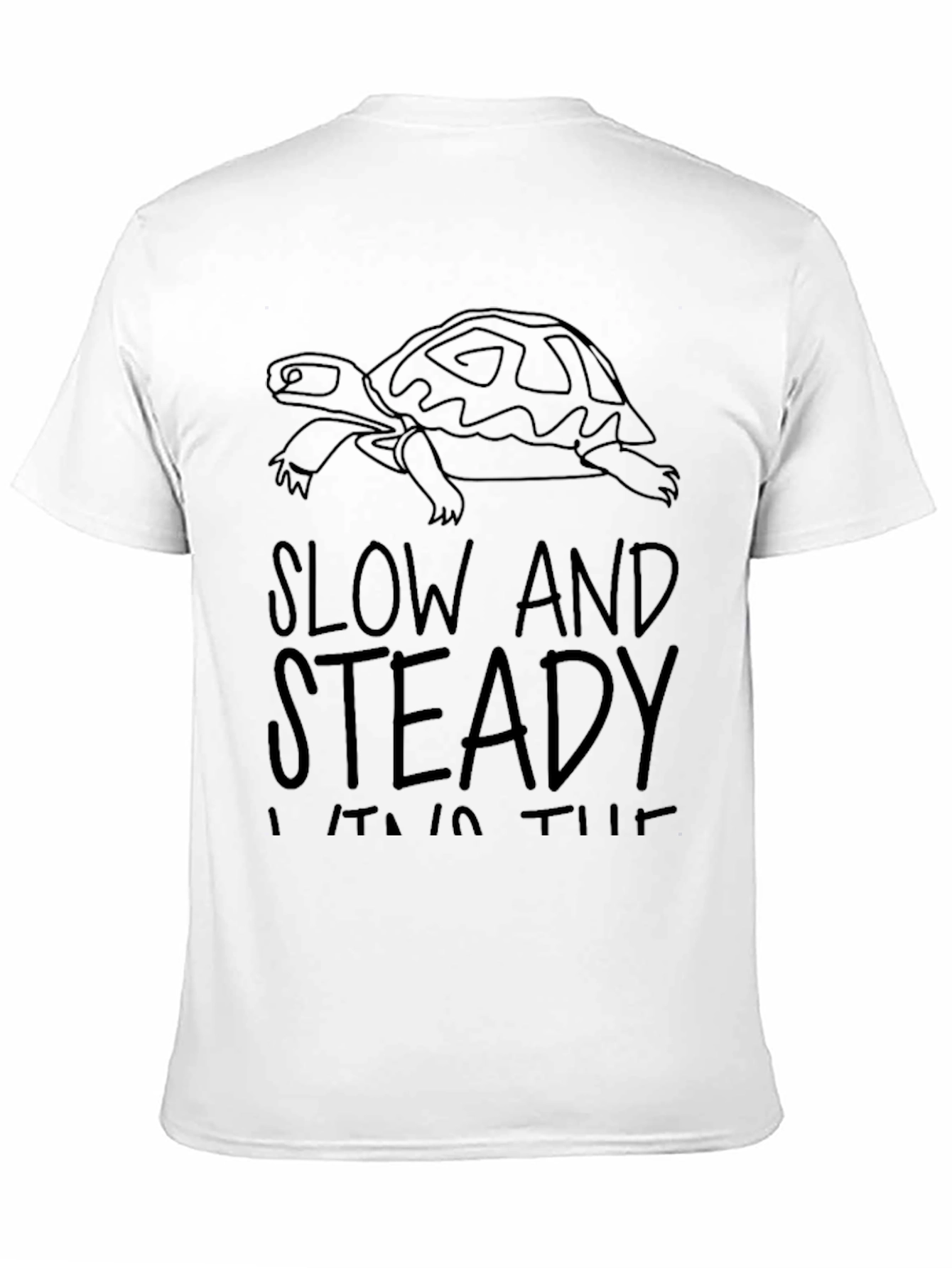Slow and Steady T-Shirt Turtle Graphic