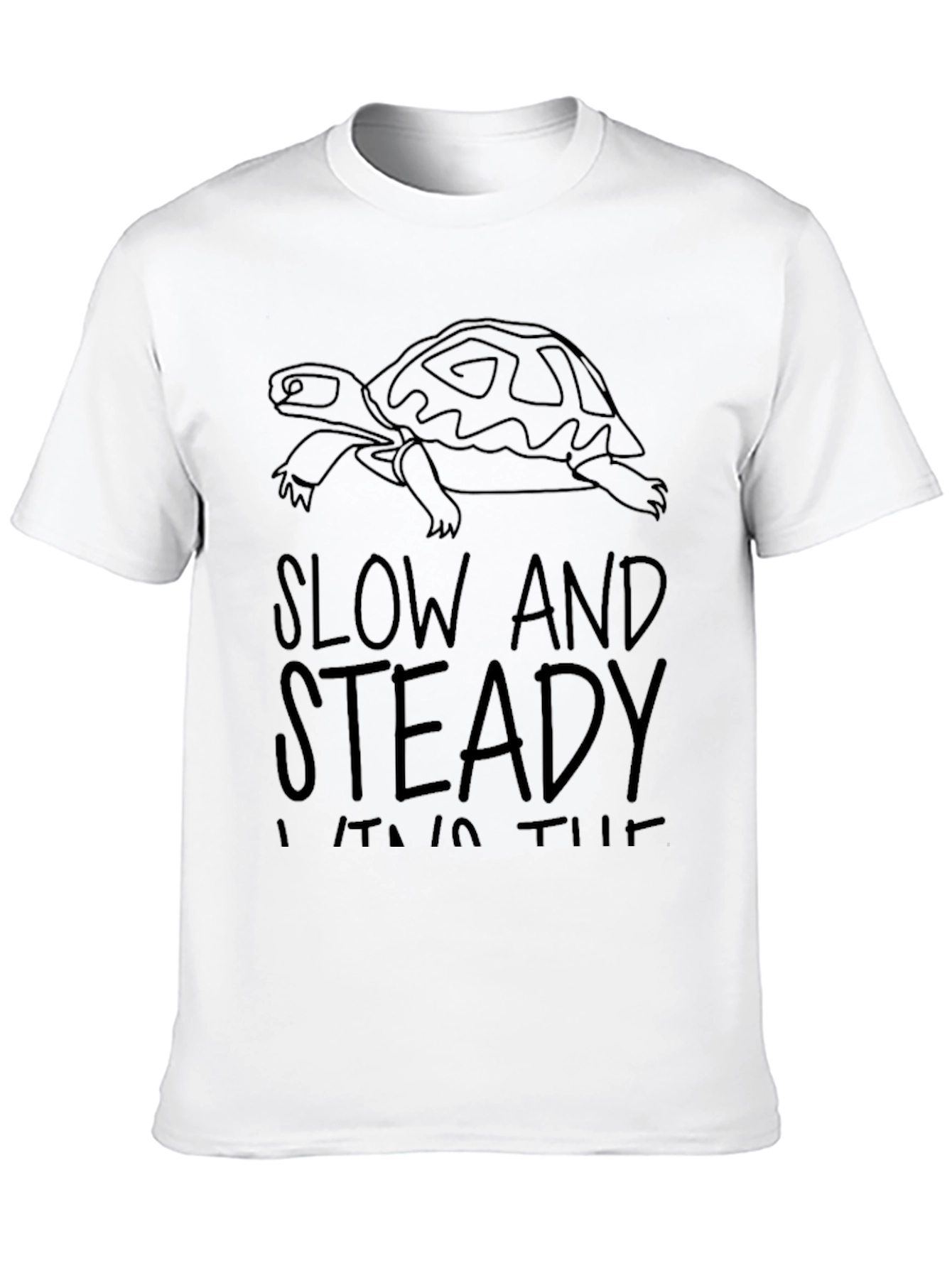 Slow and Steady T-Shirt Turtle Graphic