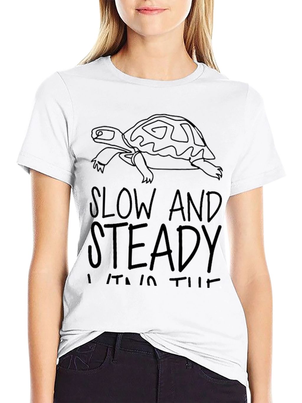 Slow and Steady T-Shirt Turtle Graphic