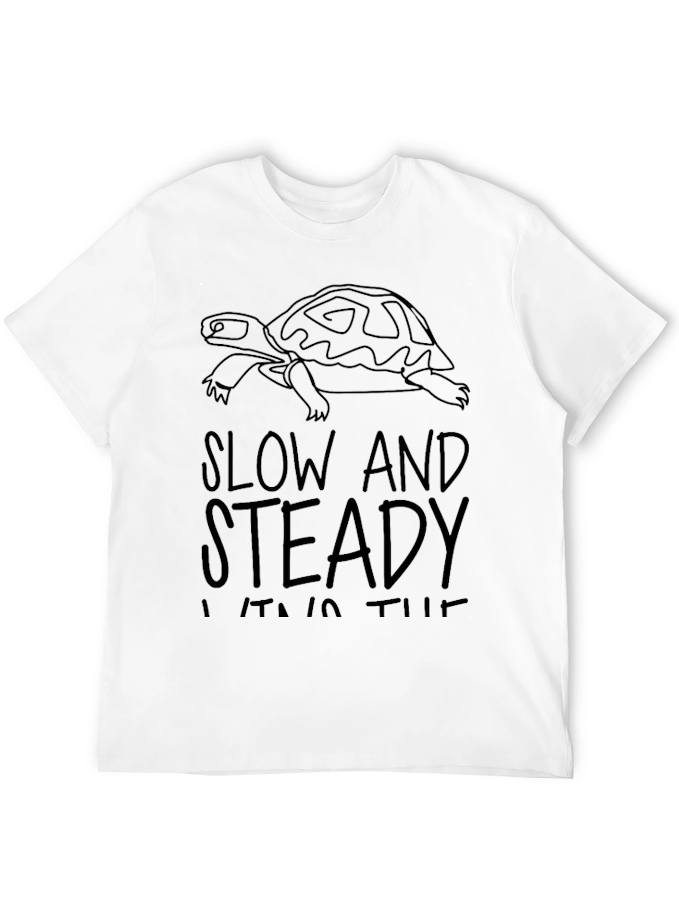Slow and Steady T-Shirt Turtle Graphic