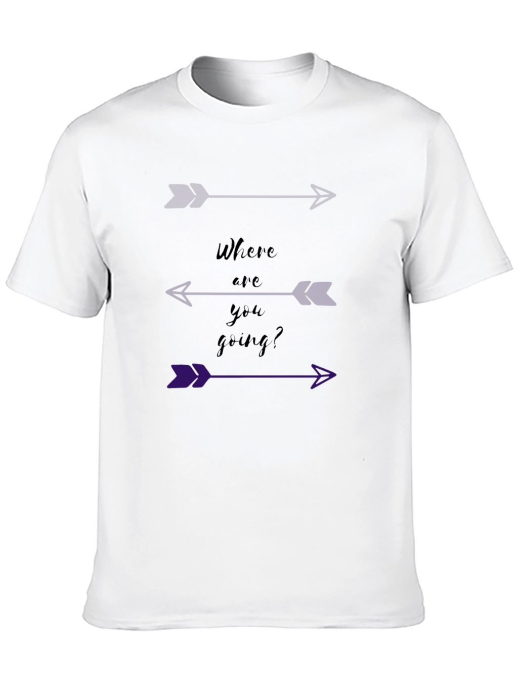 Arrow Graphic T-Shirt - Where Are You Going Tee